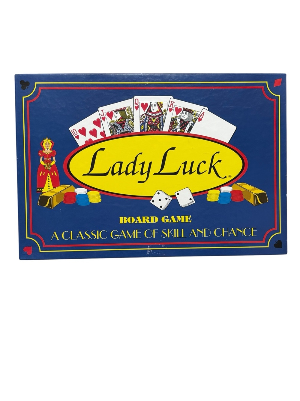 Lady Luck Vintage 1996 Made in Canada Classic Game of Luck & Skill Board Game